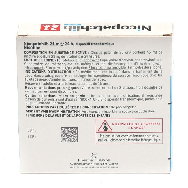 Nicopatchlib 21 mg/24 h