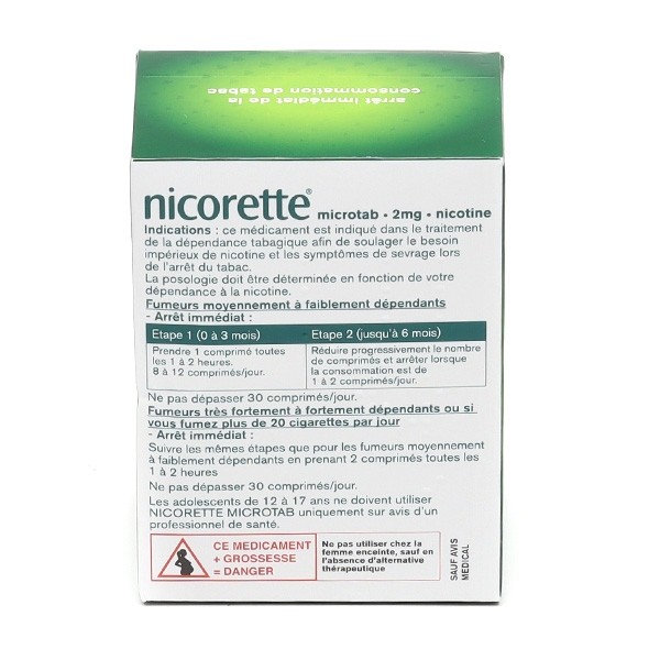 Nicorette Microtab 2 mg comprimés