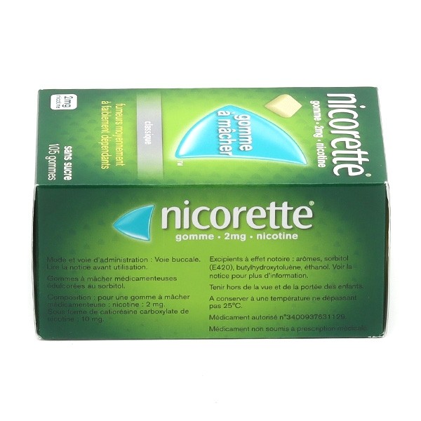 Nicorette 2 mg gomme