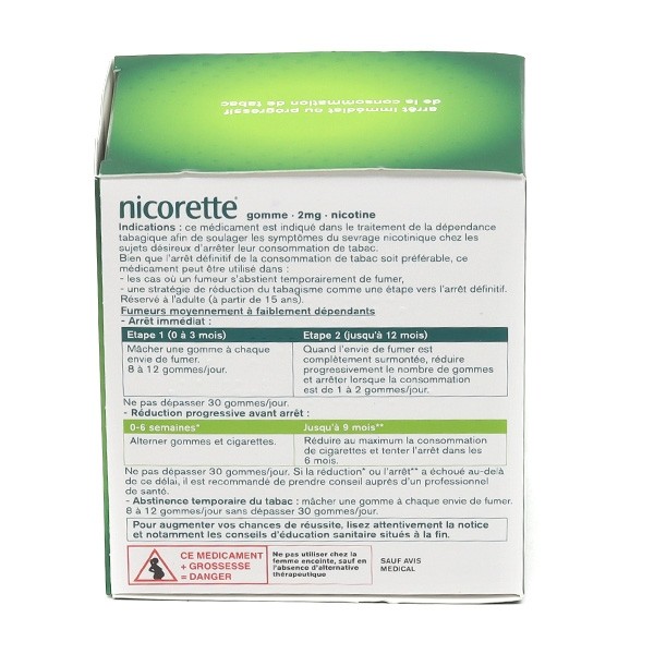 Nicorette 2 mg gomme