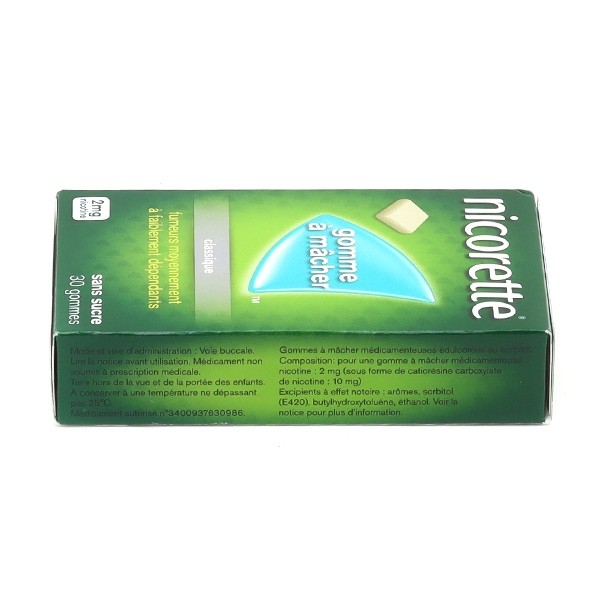 Nicorette 2 mg gomme