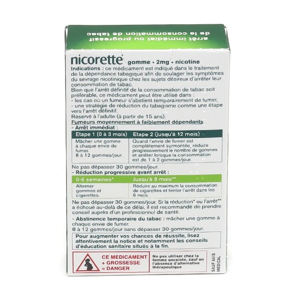 Nicorette 2 mg gomme