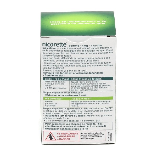 Nicorette 4 mg gommes