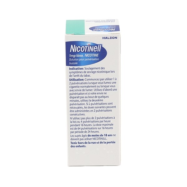 Nicotinell spray nicotine 1 mg menthe fraicheur