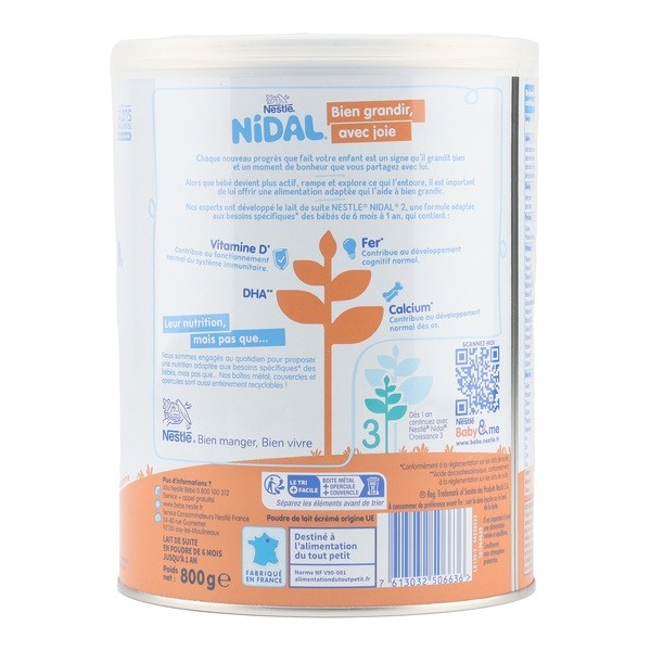 Nidal Lait 2ème âge