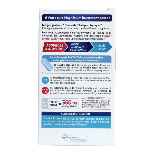 Magné Control Extra Fort 360 comprimé