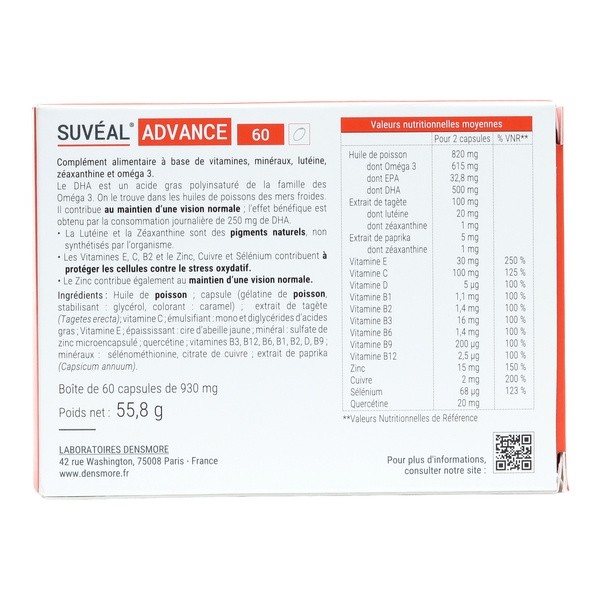 Suvéal Advance capsules