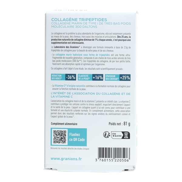 Granions Collagène tripeptides comprimés