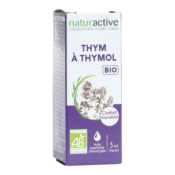 Naturactive Huile essentielle de Thym à thymol Bio