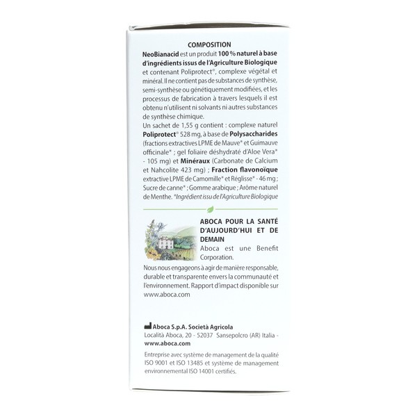 Aboca NéoBianacid sachets dose