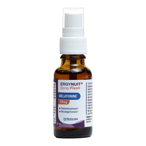 Nutergia Ergynuit Spray Flash Mélatonine 1,9 mg
