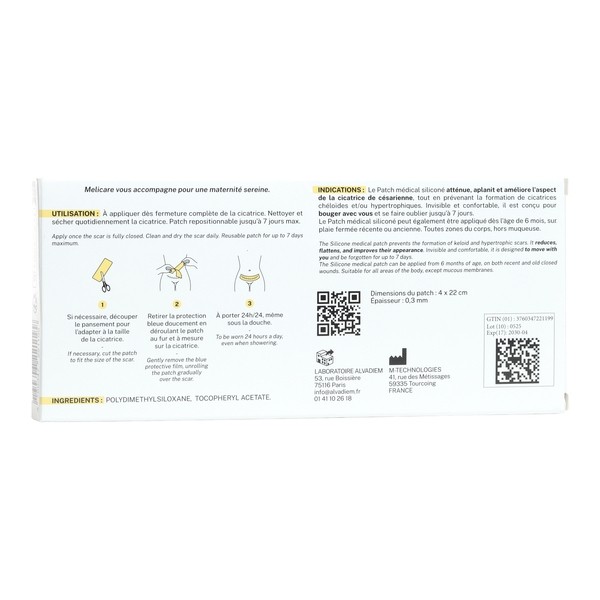 Melicare Patch médical siliconé