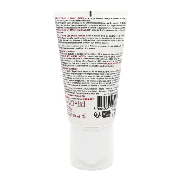 Nociceptol gel jambes légères