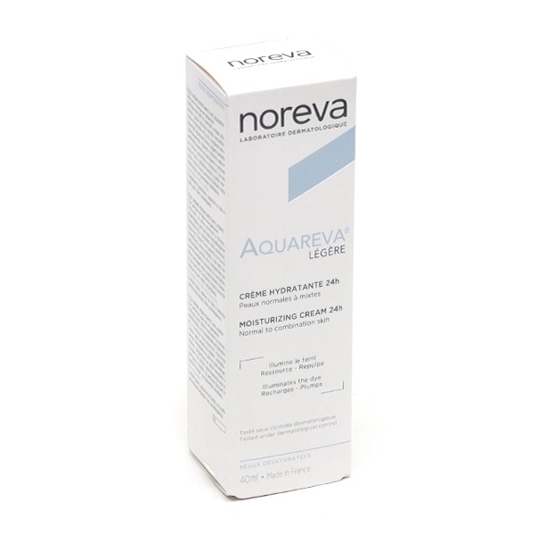 Noreva Aquareva crème hydratante 24h légère