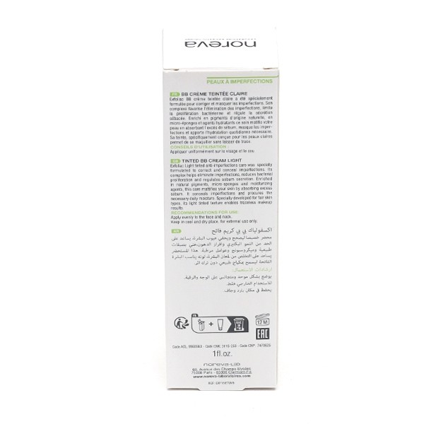 Noreva Exfoliac BB Crème anti-imperfections 30 ml