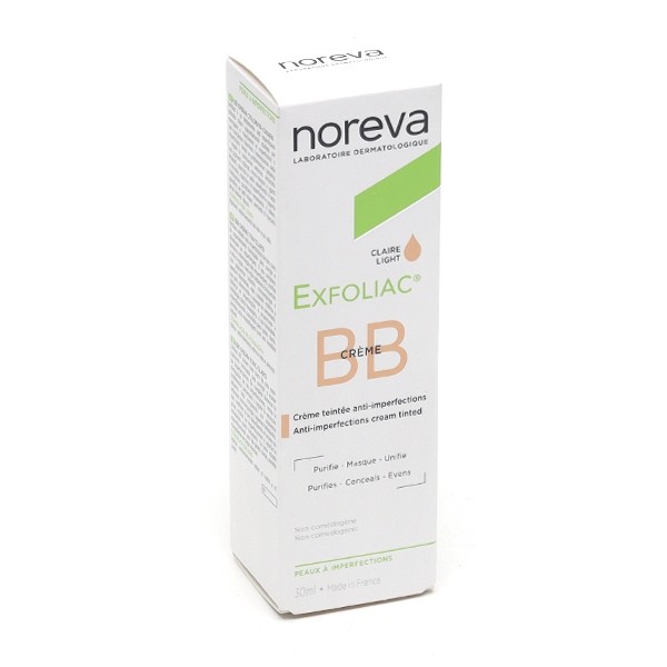 Noreva Exfoliac BB Crème anti-imperfections 30 ml