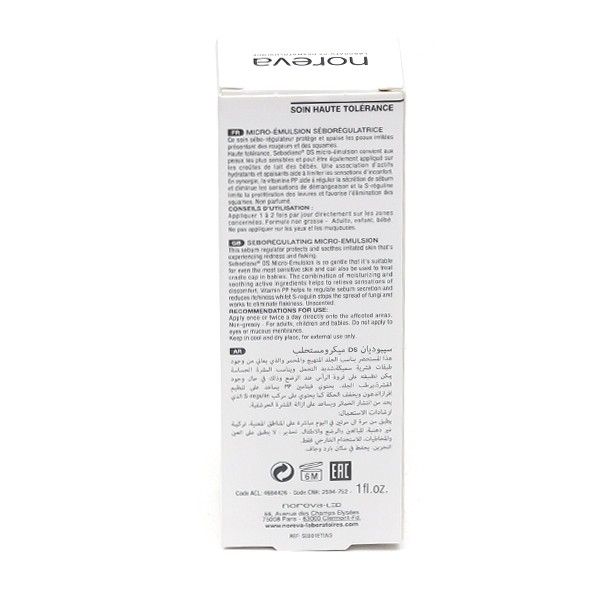 Noreva Sebodiane DS micro-émulsion séborégulatrice