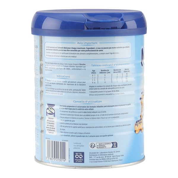 Novalac 1er âge lait bébé