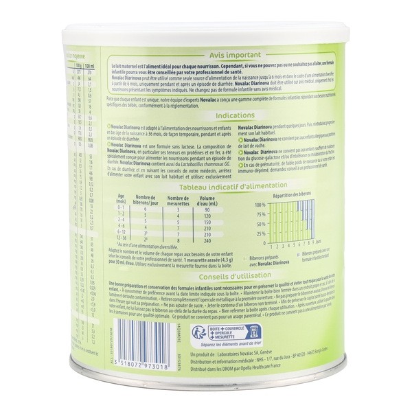 Novalac Diarinova  lait 0-36 mois