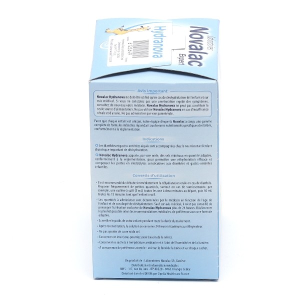 Novalac Hydranova Solution de réhydratation orale sachets