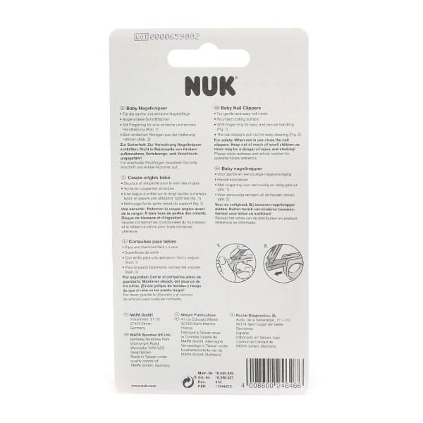 Nuk Coupe ongles bébé