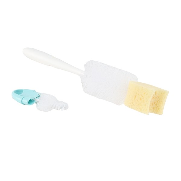 Nuk goupillon 2 en 1 bout éponge