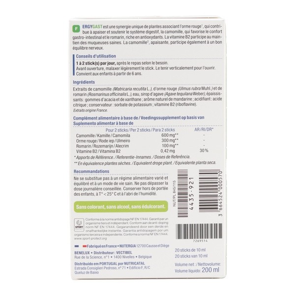 Nutergia Ergygast sticks