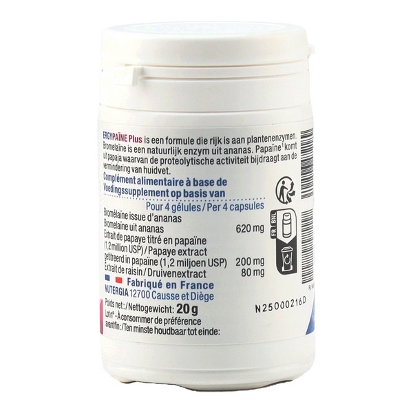 Nutergia Ergypaïne Plus gélules