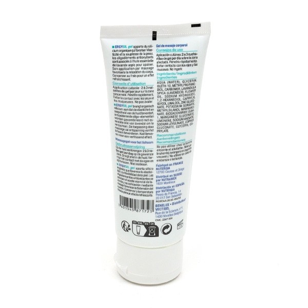 Nutergia Ergysil Gel de massage corporel émollient