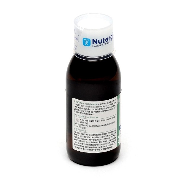 Nutergia Oligomax Molybdène solution
