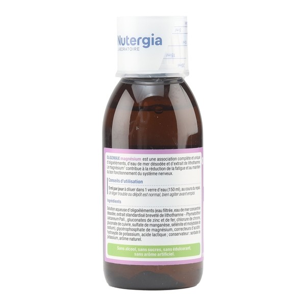 Nutergia Oligomax Magnésium solution buvable