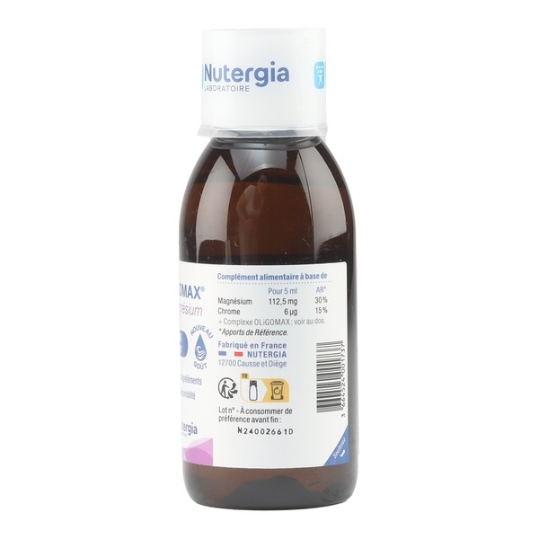 Nutergia Oligomax Magnésium solution buvable