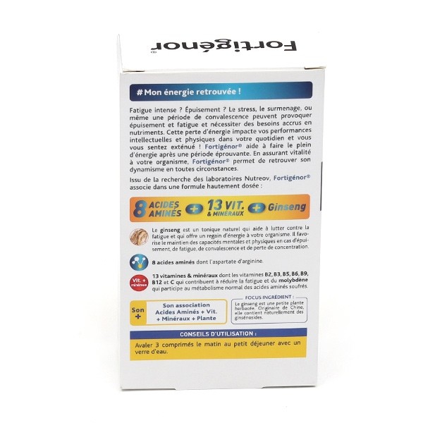 Fortigenor Fatigue intense et épuisement comprimés