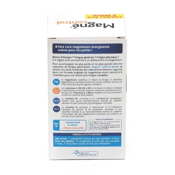 Magné Control Junior et Adulte comprimés à sucer