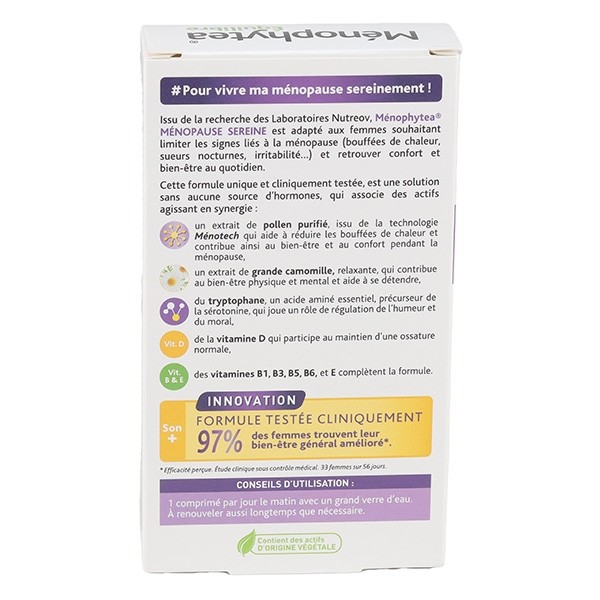 Ménophytea Equilibre Ménopause sereine comprimé
