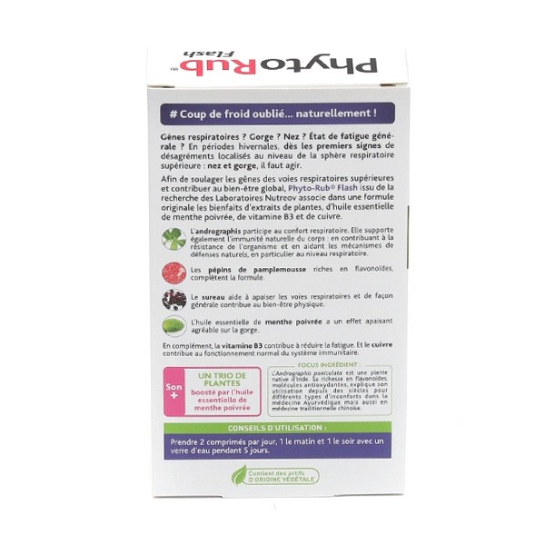 PhytoRub Flash Nez et Gorge comprimé