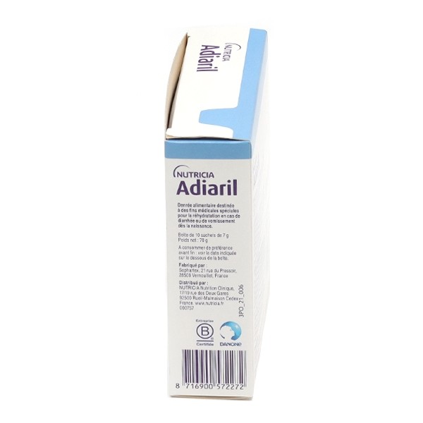 Adiaril solution de réhydratation pour bébé sachets