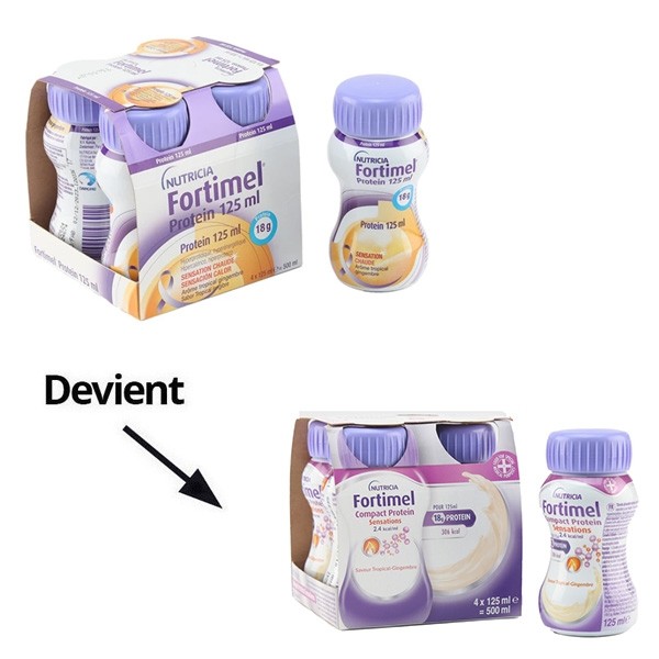 Nutricia Fortimel Compact Protein Tropical Gingembre