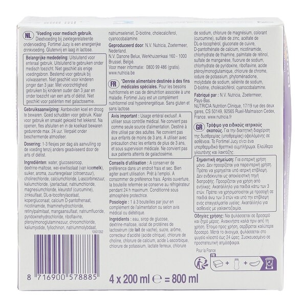 Nutricia Fortimel Jucy Orange