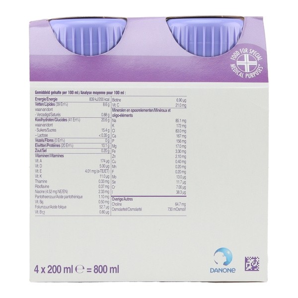 Nutricia Fortimel Protein 2 kcal Fruits de la forêt