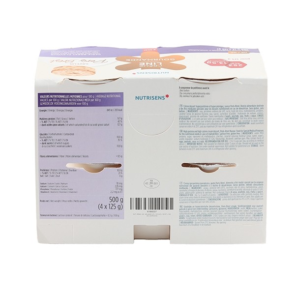 Nutrisens Crèmeline Gourmande 2kcal saveur Paris Brest