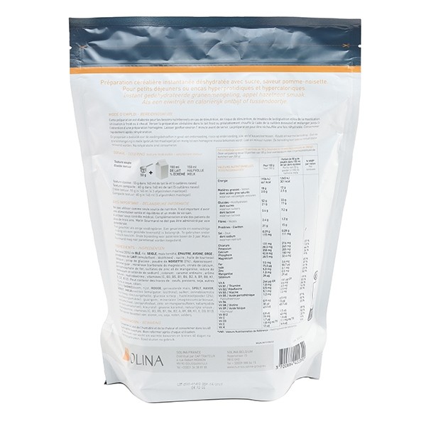 Nutrisis Matin gourmand petit déjeuner Pomme Noisette