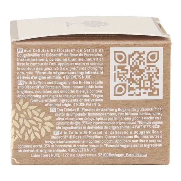 Nuxe Nuxuriance Gold Baume regard lumière