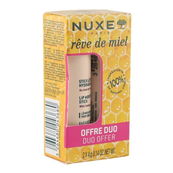 Nuxe Rêve de Miel stick lèvres hydratant