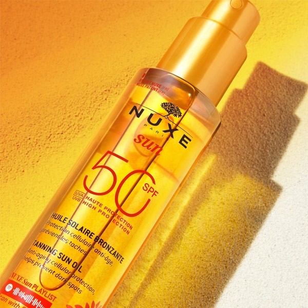 Nuxe Sun Huile solaire bronzante SPF 50