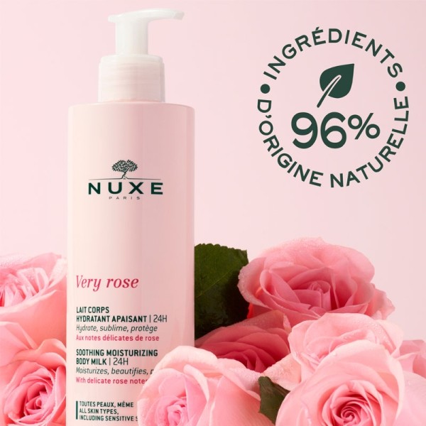 Nuxe Very rose lait corps hydratant apaisant