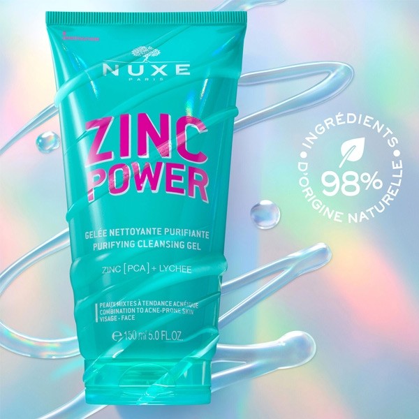 Nuxe Zinc Power gelée nettoyante purifiante
