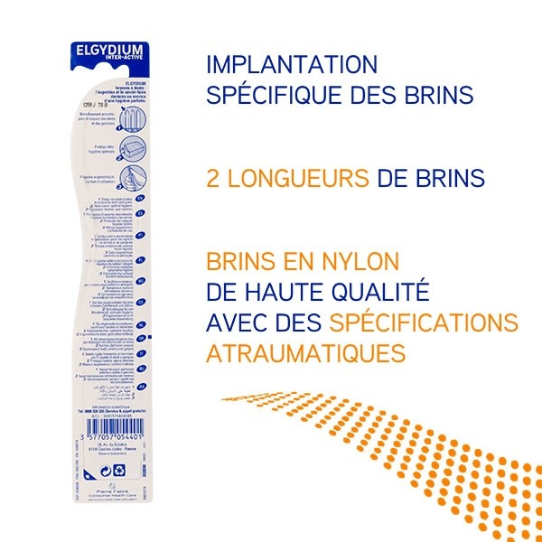 Elgydium Interactive brosse à dents medium