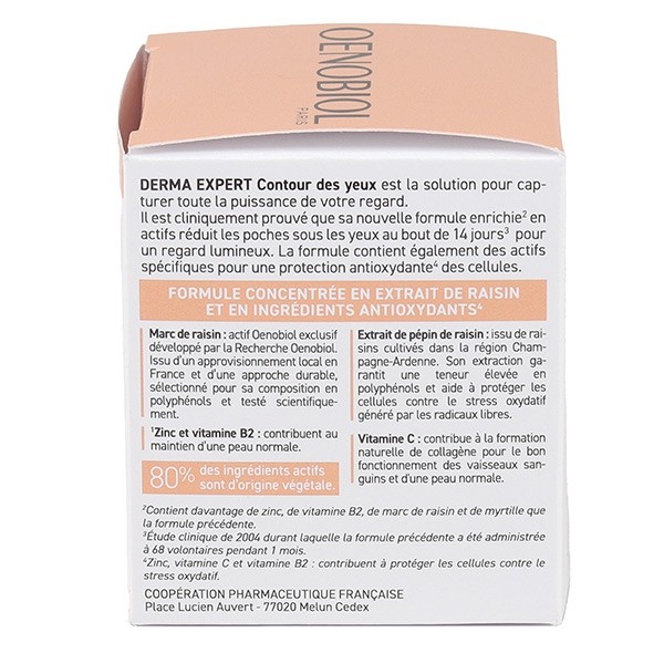 Oenobiol Derma Expert Contour des yeux comprimés