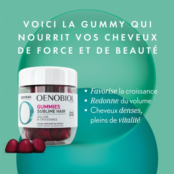 Oenobiol Gummies Sublime Hair